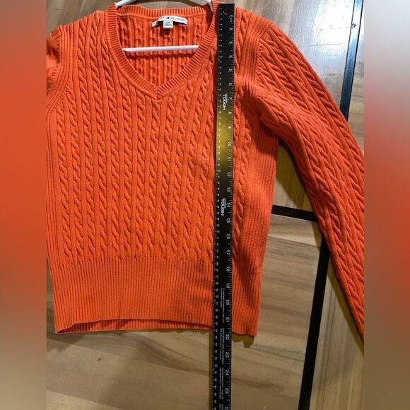 Tommy Hilfiger orange sweater - Picture 2 of 5
